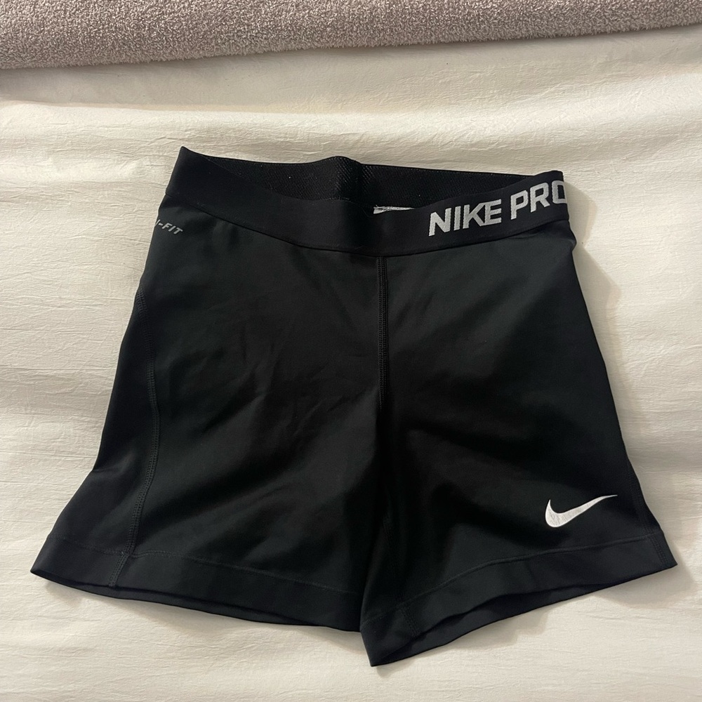 Nike Black Athletic Compression Shorts